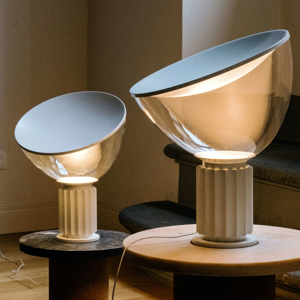 Taccia Small, Matt White by Achille and Pier Giacomo Castiglioni, 1962