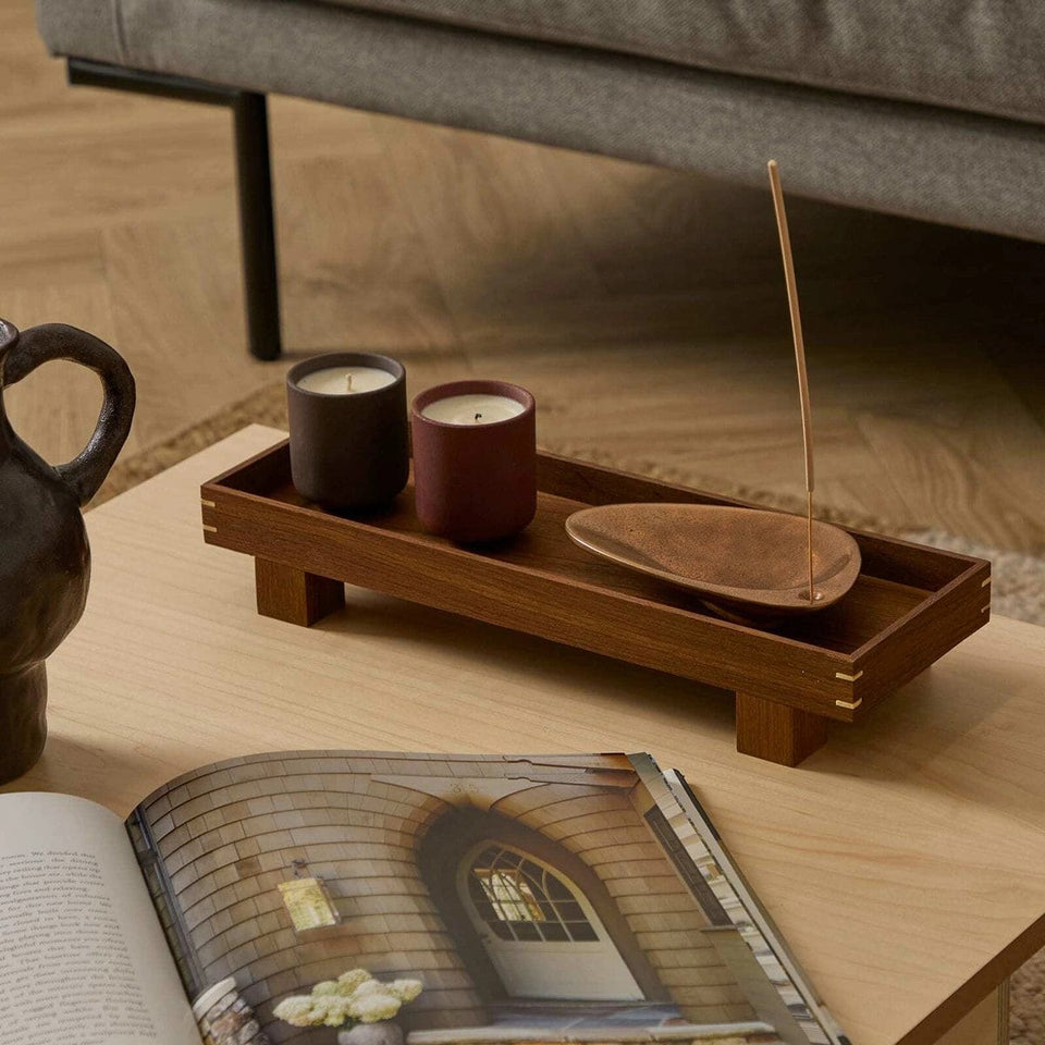 Bon Wooden Tray - X Small, Smoked Oak