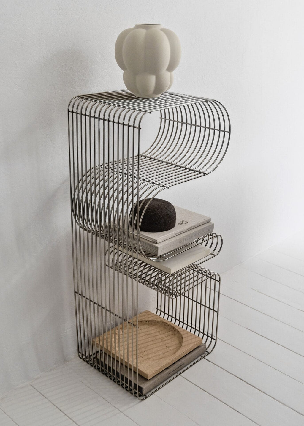 CURVA Bench, Silver