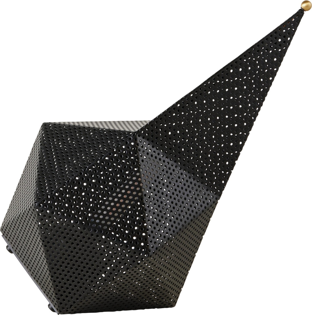 Bagdad Portable Lamp, Shade Soft Black, Semi Matt