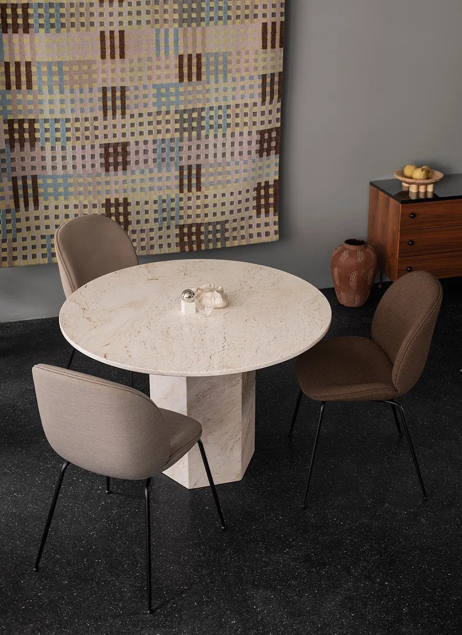 Epic Dining Table - Round, Travertine