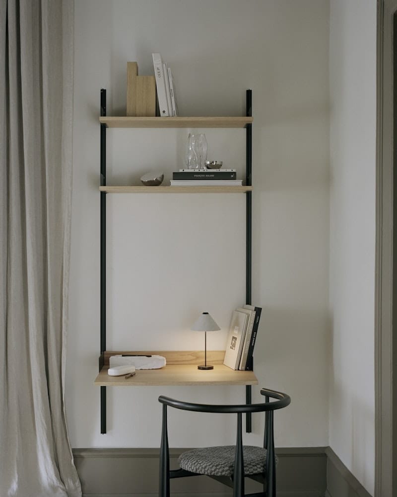 Brolly Portable Table Lamp, Linen