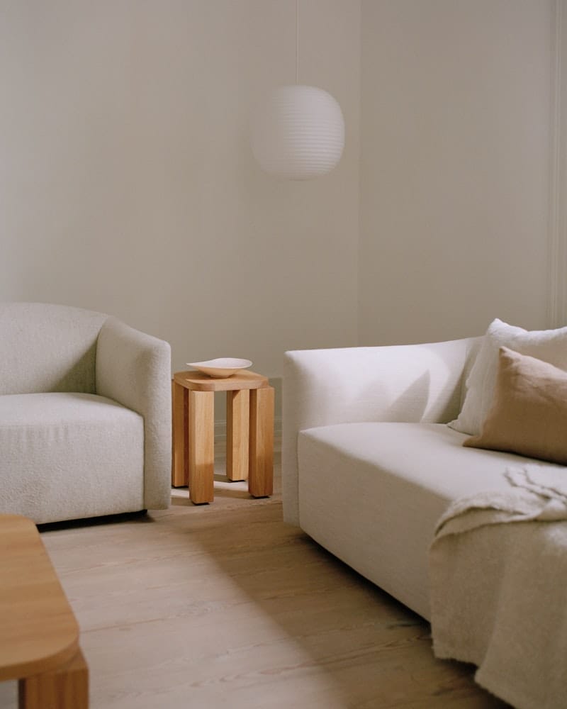 Atlas Stool, Natural Oak