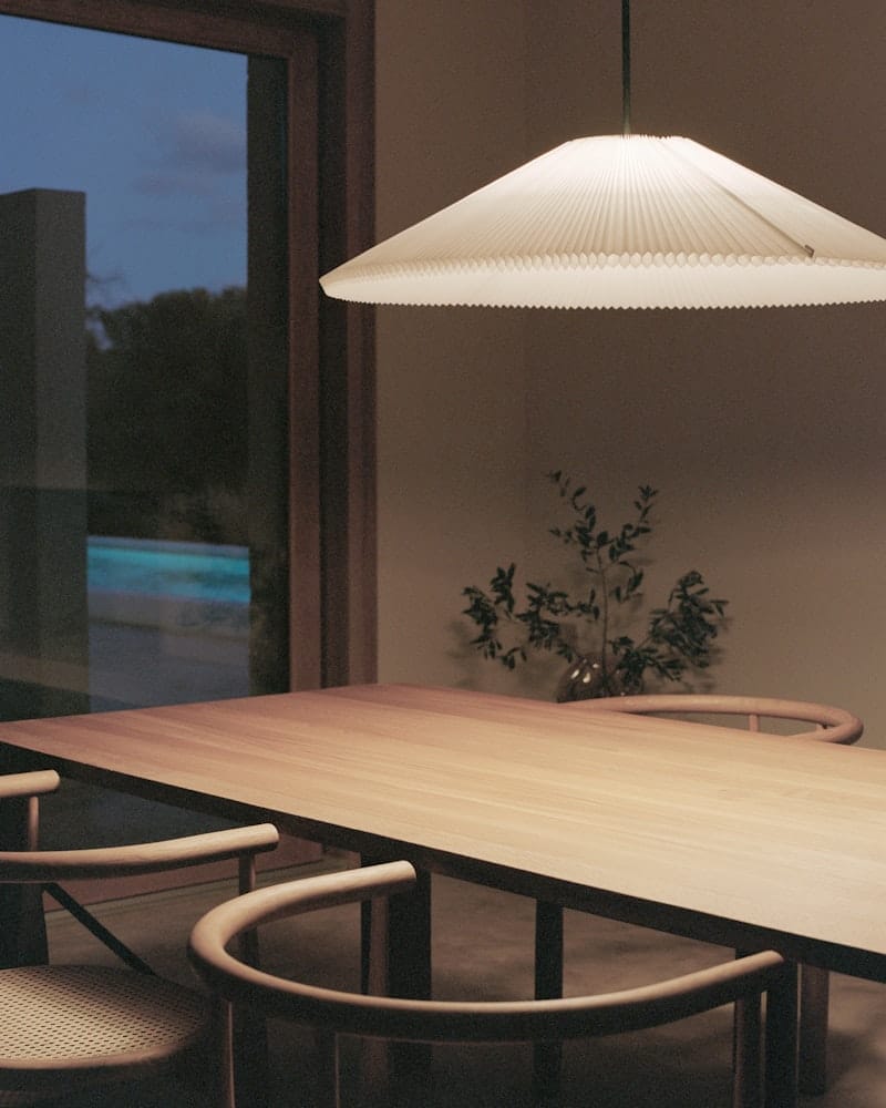 Nebra Pendant Lamp, Large, White, Adjustable Shade