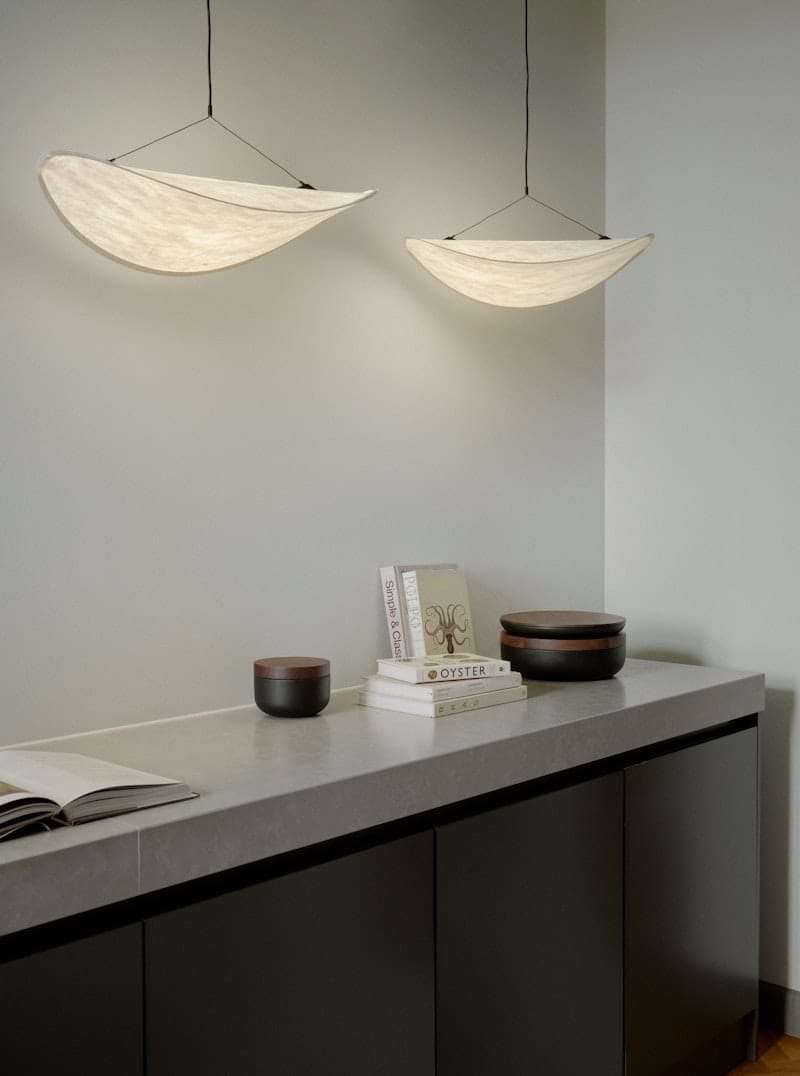 Tense Pendant Lamp, White Tyvek Ø55 cm