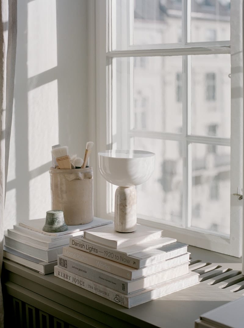 Kizu Portable Table Lamp, Kunis Breccia Marble, H24x Ø18