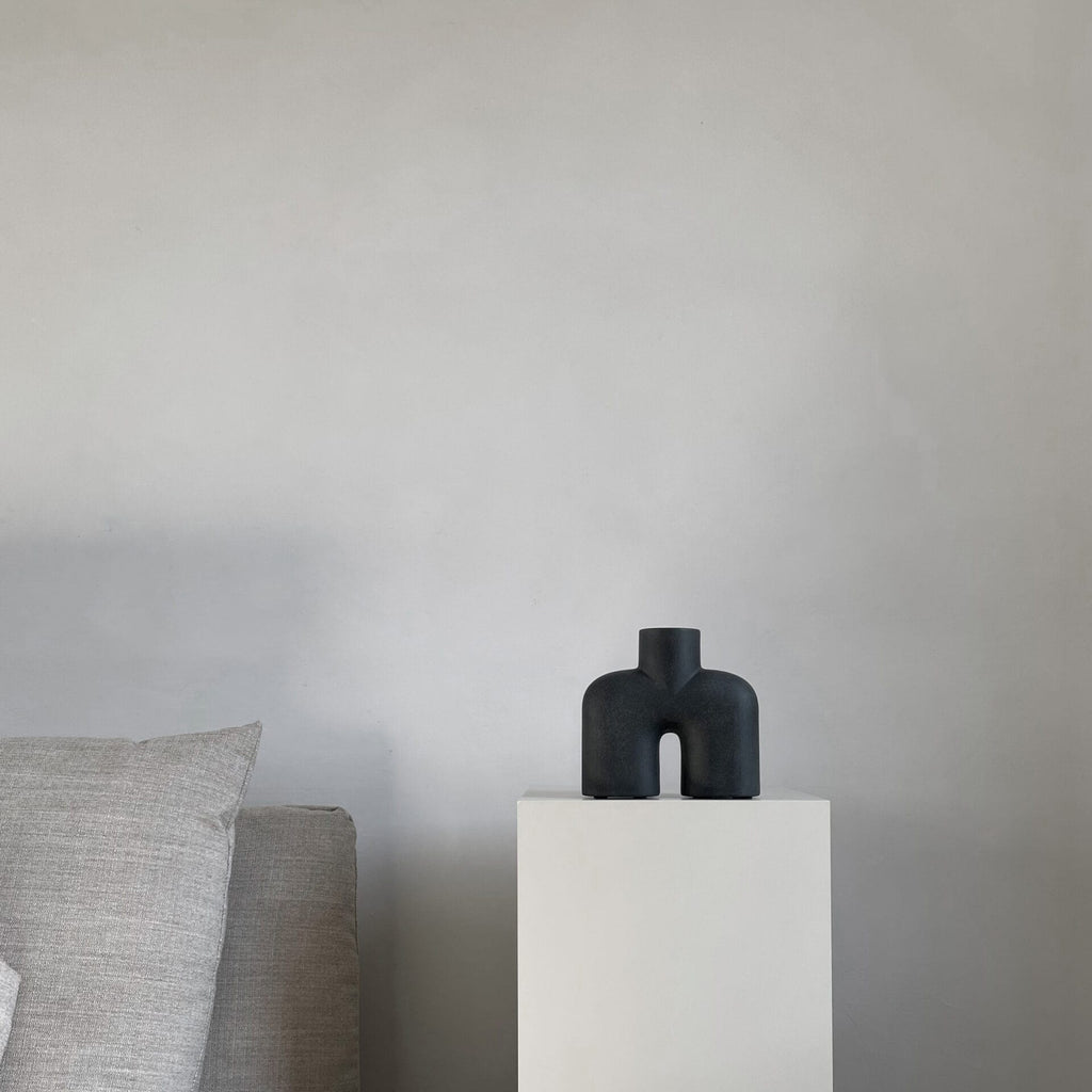 Cobra Vase Uno, Medio - Black, L30 / W10