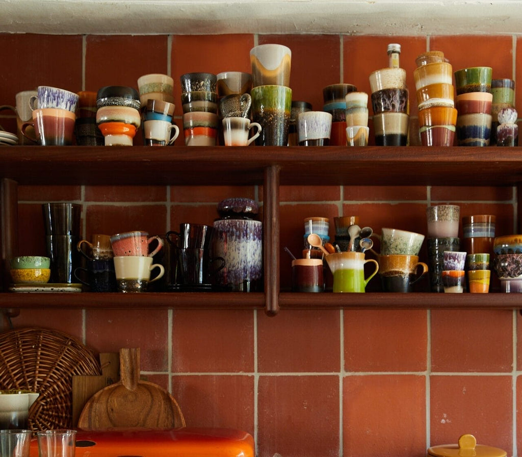 70s ceramics: cappuccino mugs, verve (set of 4), 12x9.5x8.5cm