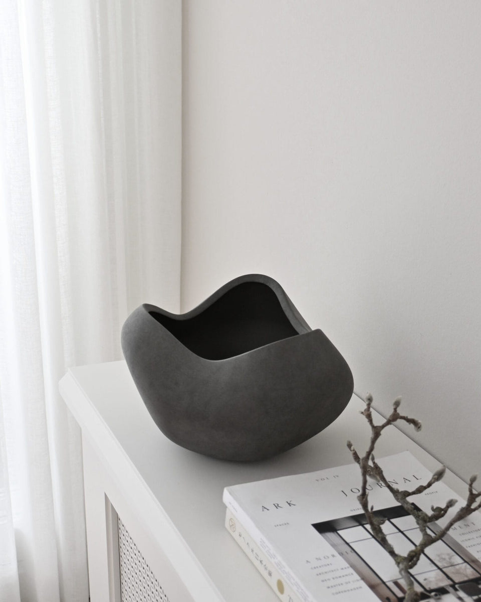 Curve Bowl, Big - Dark Grey