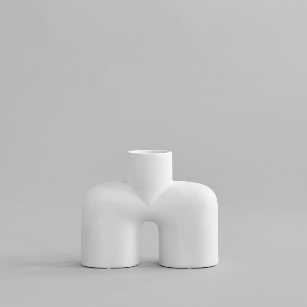 Cobra Vase Uno, Medio - Bone White, L30 / W10 cm