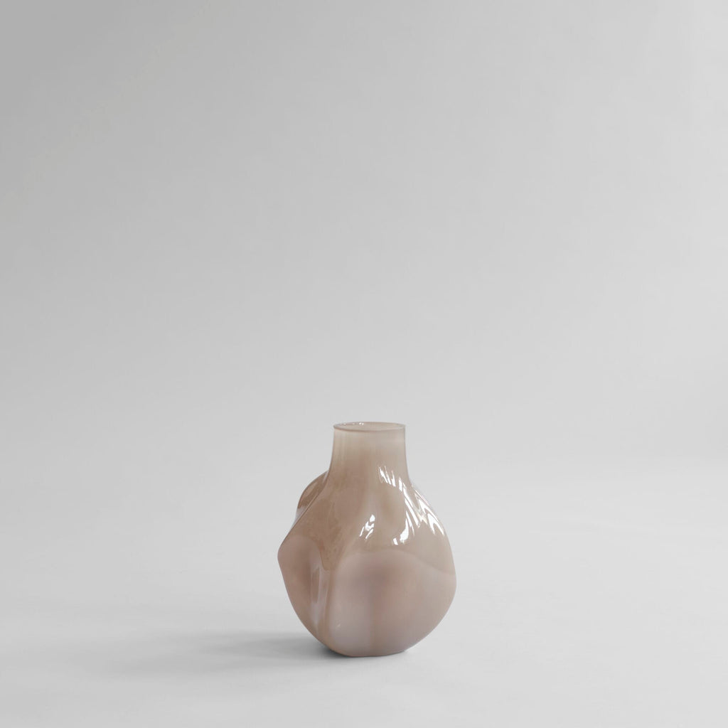 Bakku Vase, Medio - Smoked Desert L22 / W22 / H30 CM