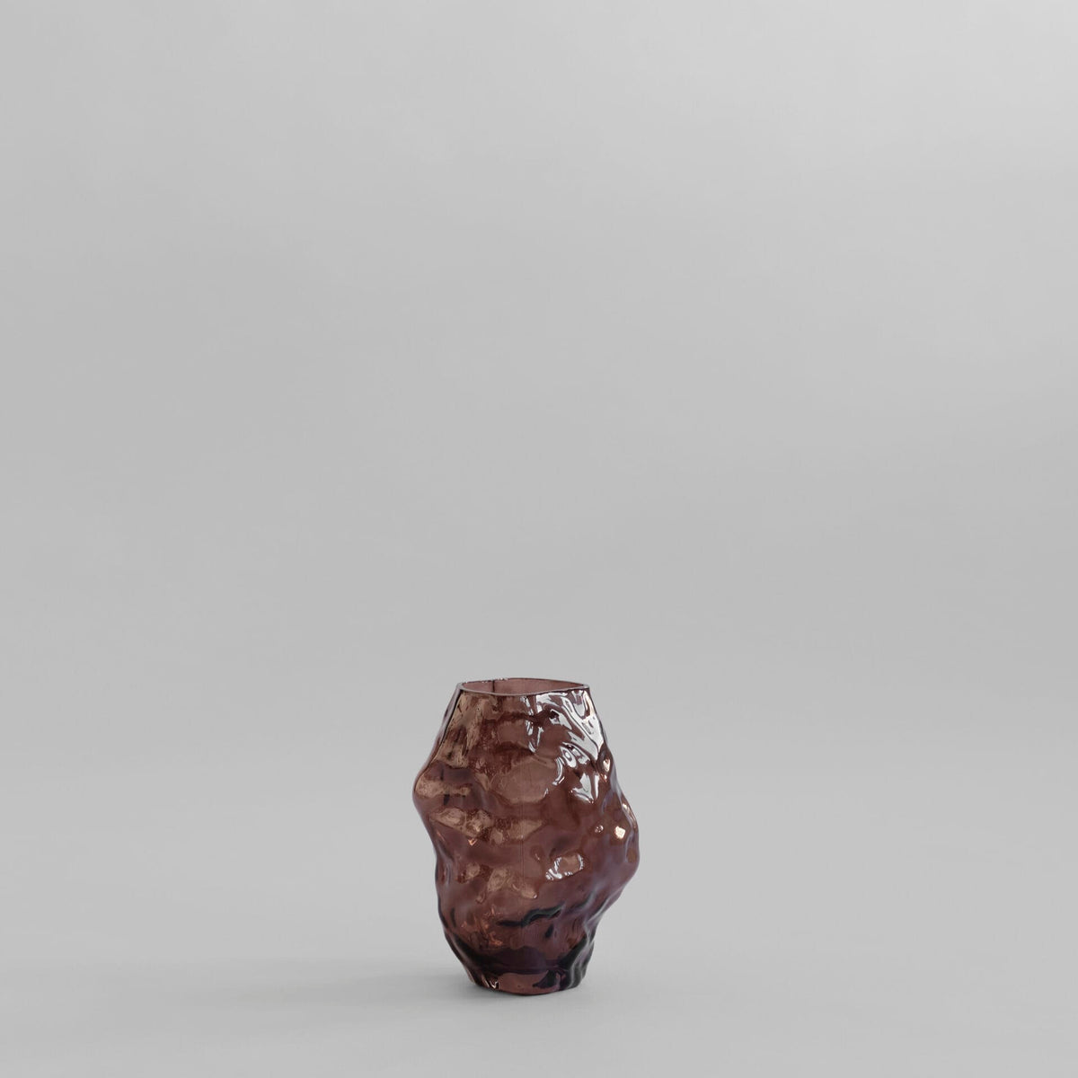 Katachi Vase, Mini - Smoked Forest L15 / W13,5/ H22,5 CM