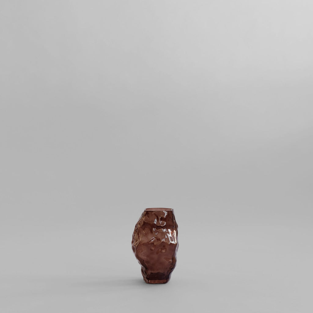 Katachi Vase, Mini - Smoked Forest L15 / W13,5/ H22,5 CM