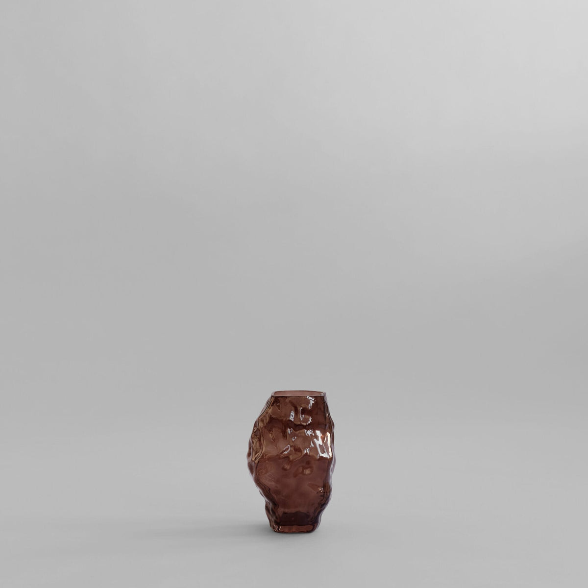 Katachi Vase, Mini - Smoked Forest L15 / W13,5/ H22,5 CM