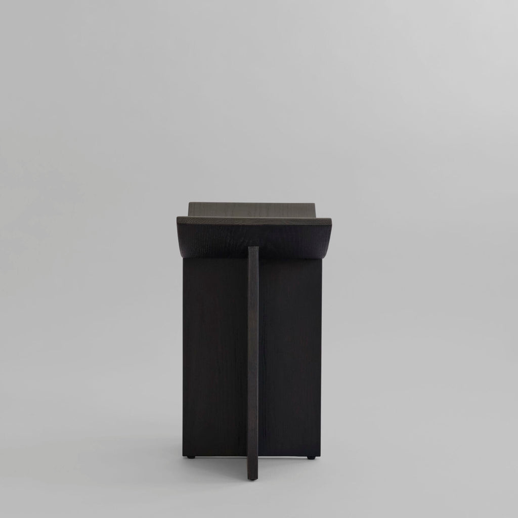Brutus Stool - Coffee Black Oak