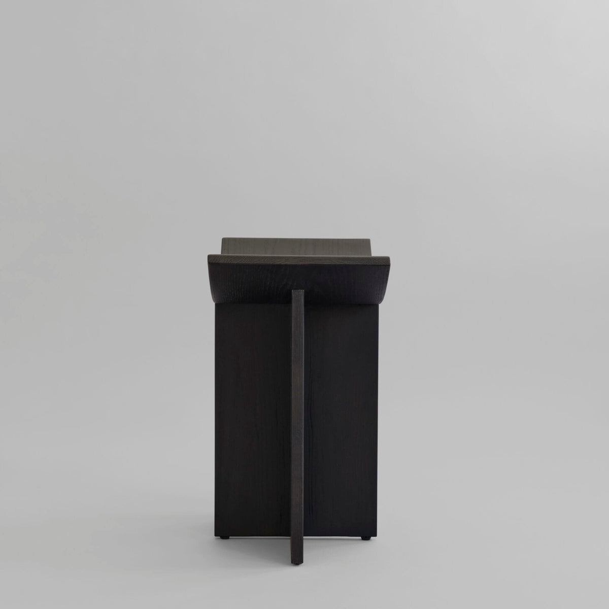 Brutus Stool - Coffee Black Oak