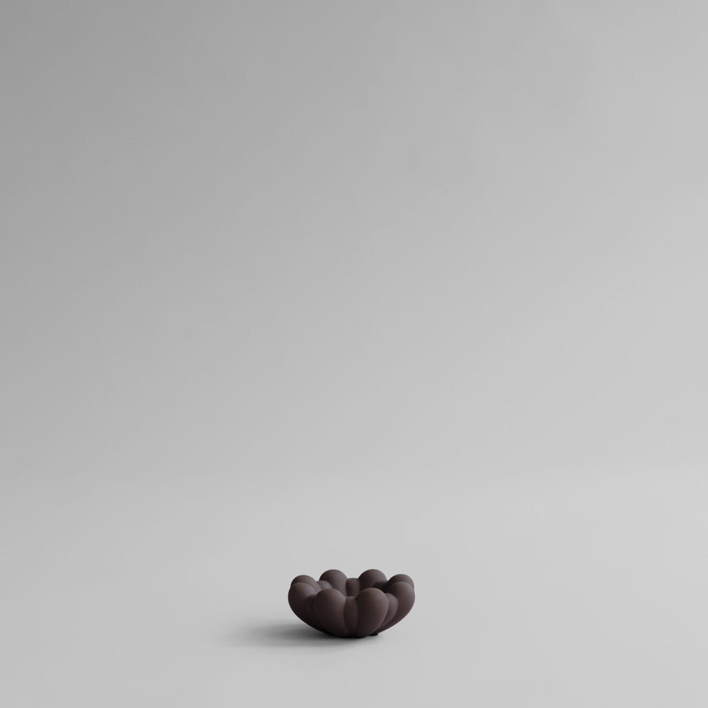 Bloom Tray, Mini - Chocolate Brown, L15,5 x W15,5 cm