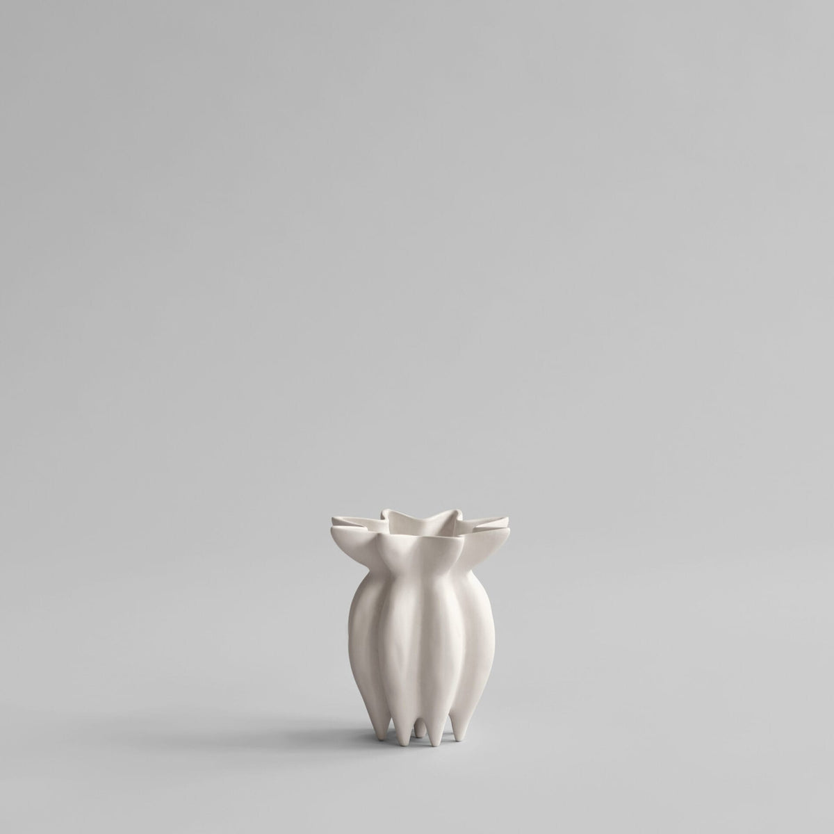 Lotus Vase, Petit - Birch, L18 x W18 x H20cm