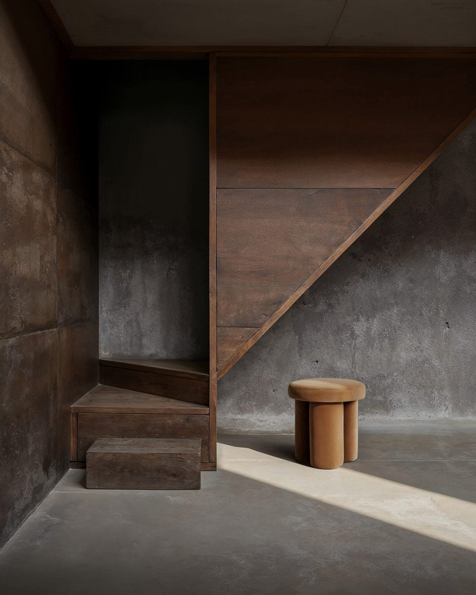 Big Foot Stool - Desert, L38 x W38 x H43cm