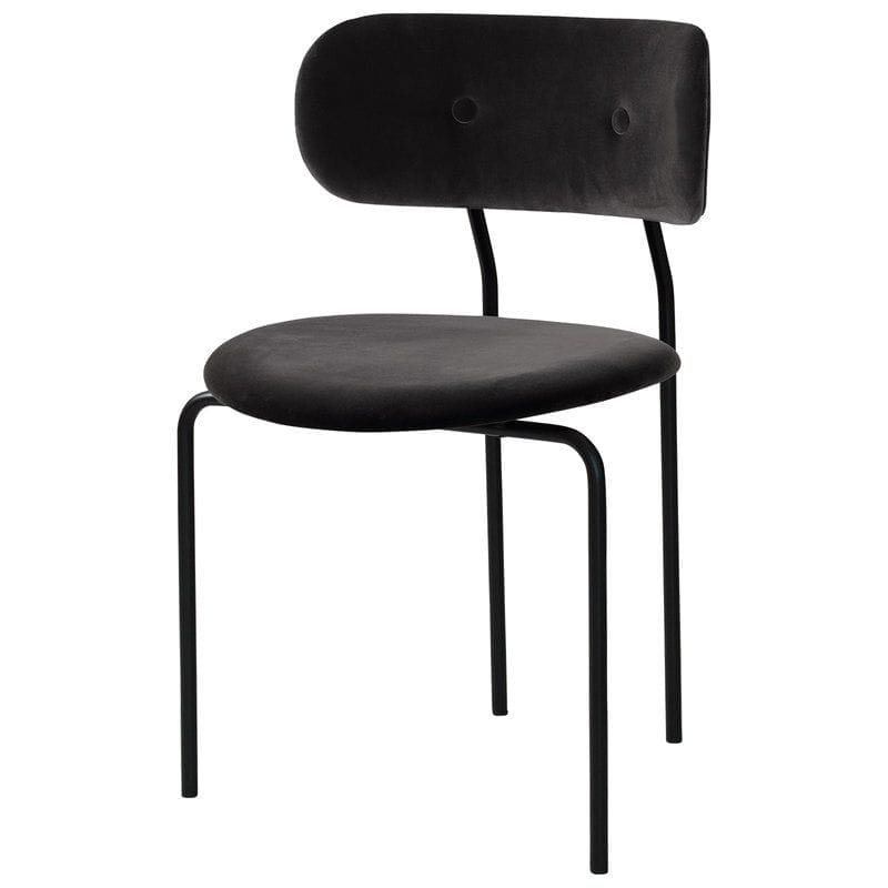 Coco Dining Chair – Karakorum 006, Black Base