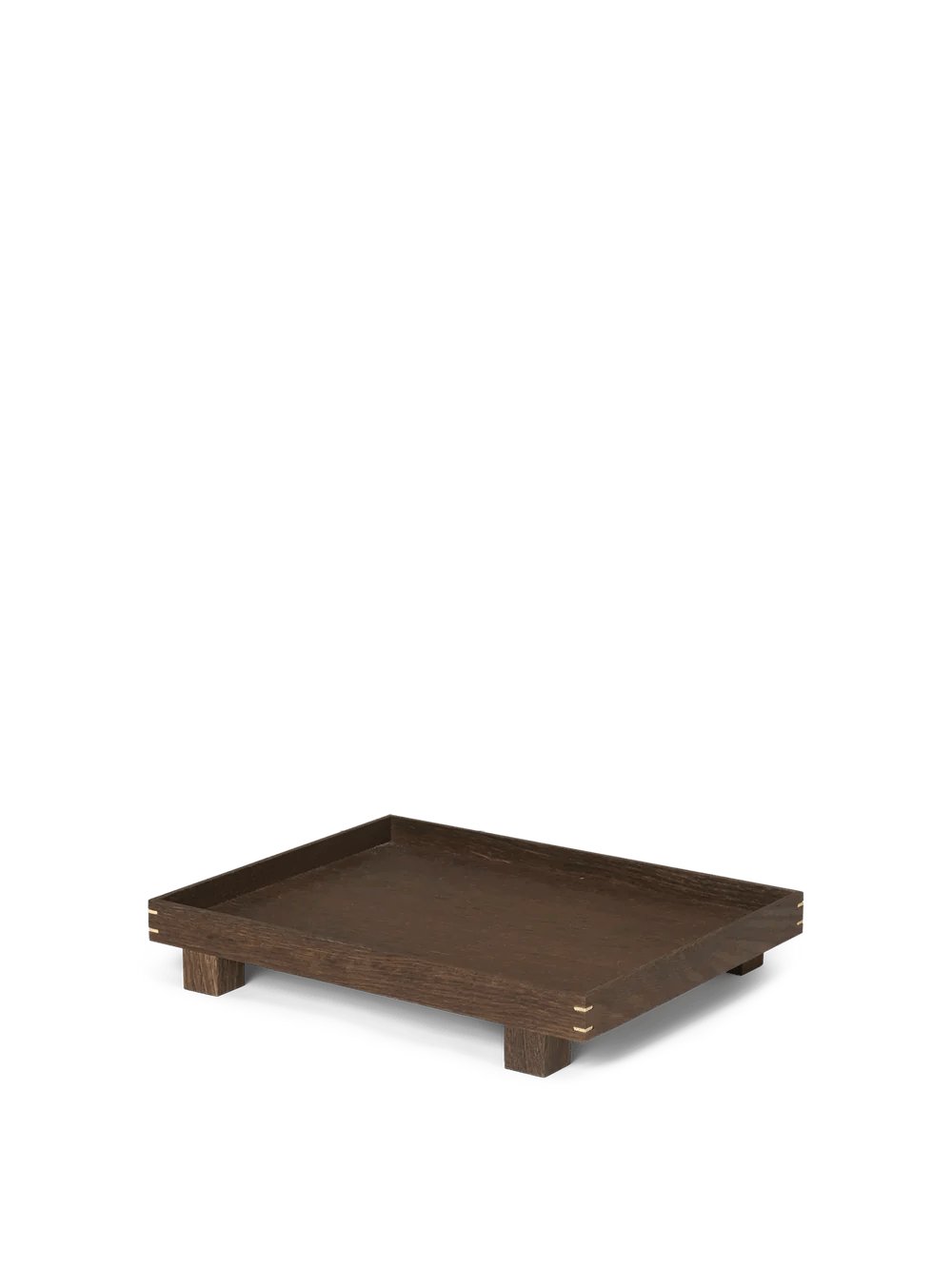 Bon Wooden Tray - Small, Smoked Oak W: 36 x H: 6 x D: 28 cm