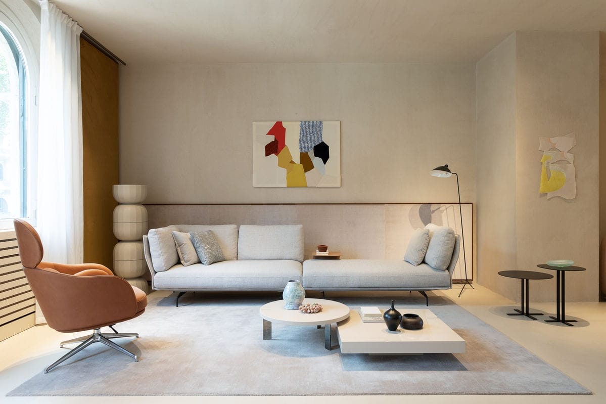 Avant-Après Sofa, Composition 356 x 253cm, Fabric Avant-Après col 18
