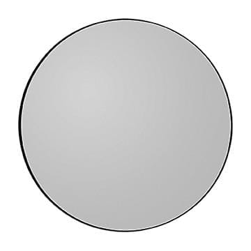 Circum Mirror, Black, Ø90
