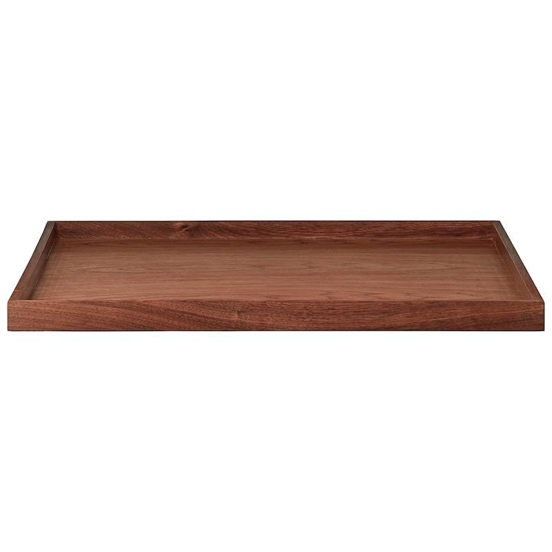 Unity Wooden Tray, Walnut, 35.7 x 35.7 cm