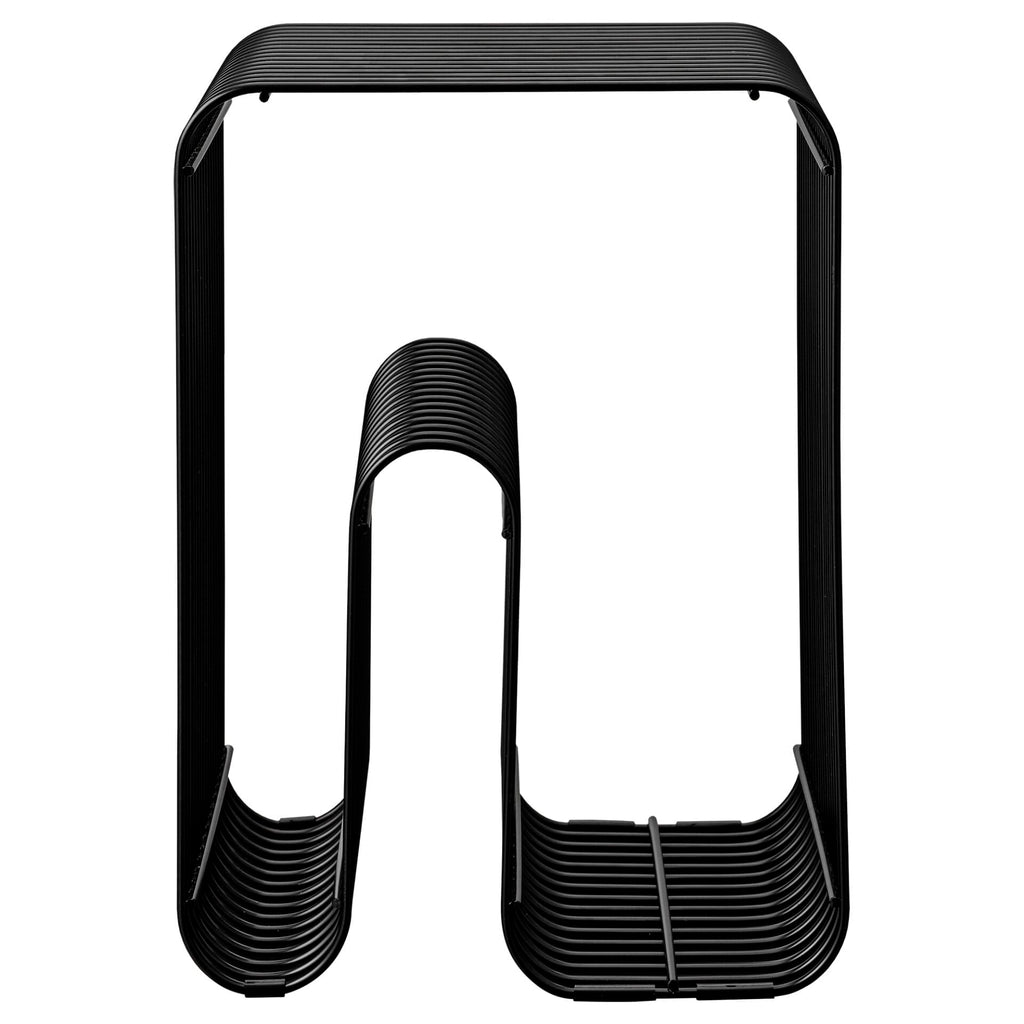 Curva Stool, Black L32,4 x W32,4 x H43cm