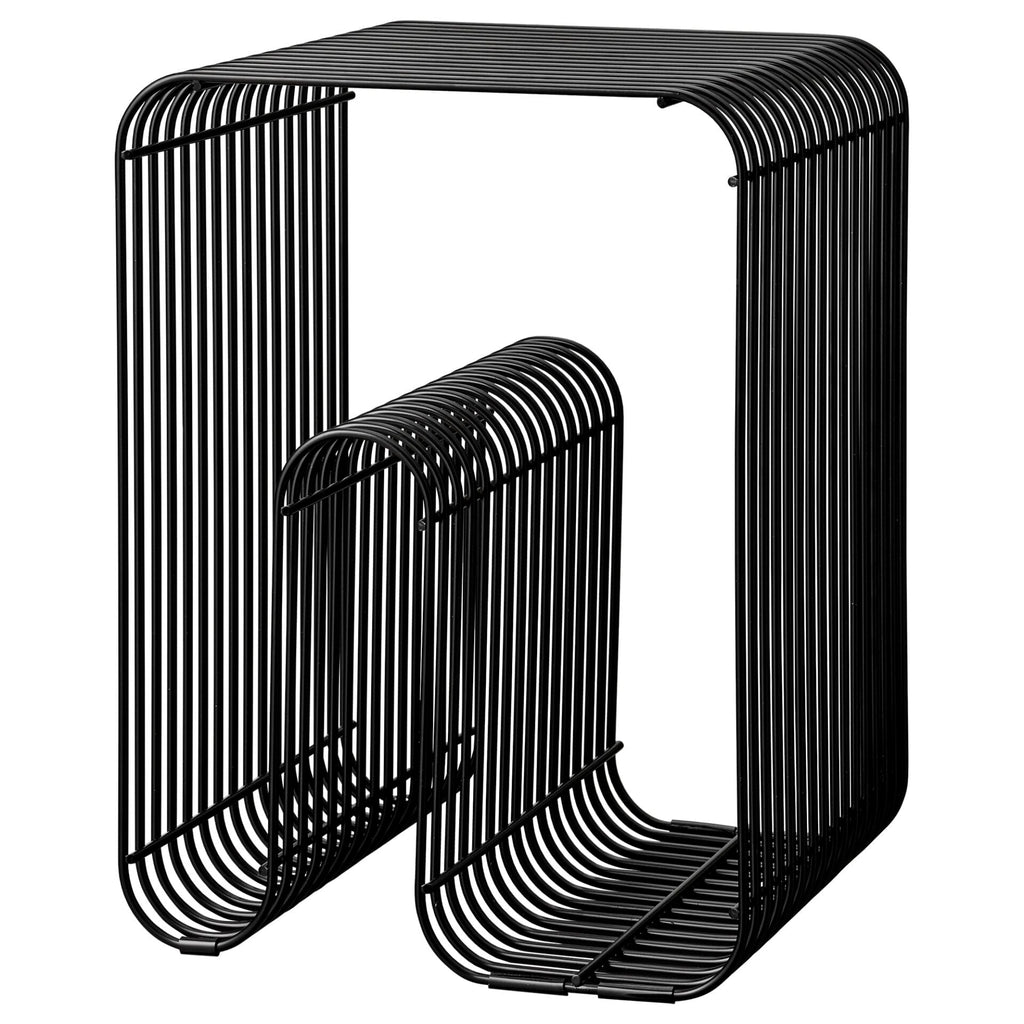 Curva Stool, Black L32,4 x W32,4 x H43cm