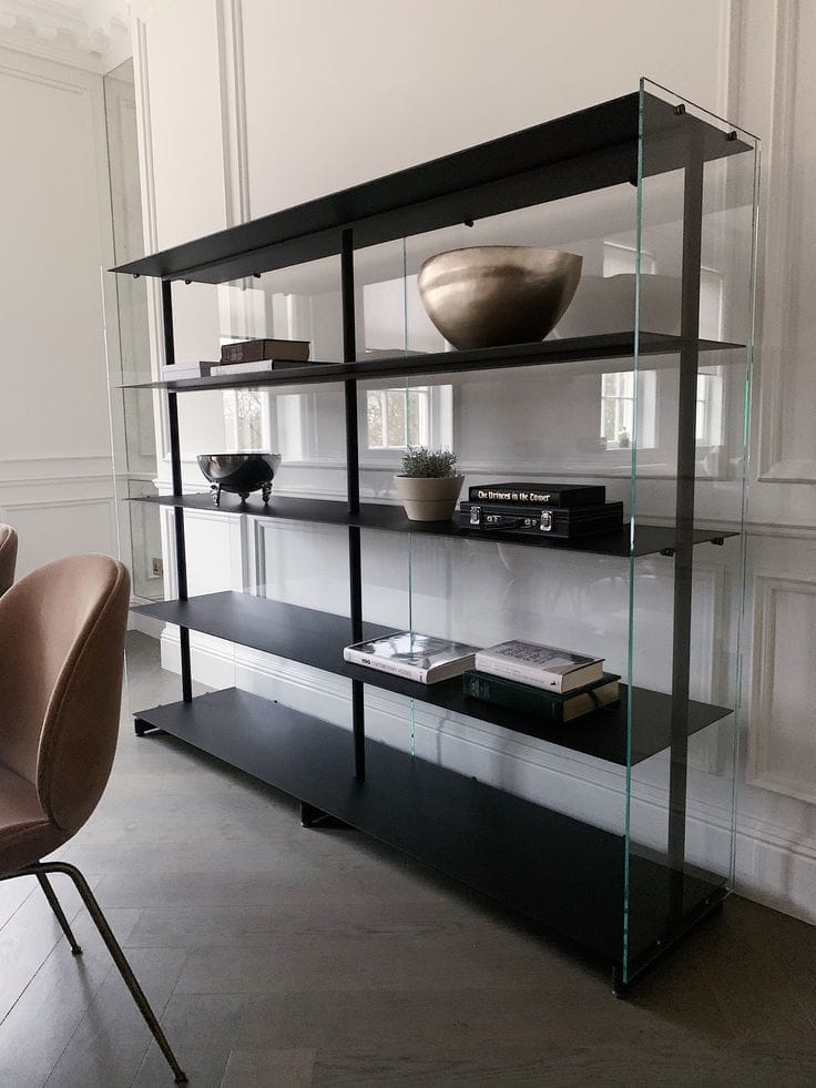 Red Baron Bookshelf,200x45,H160cm