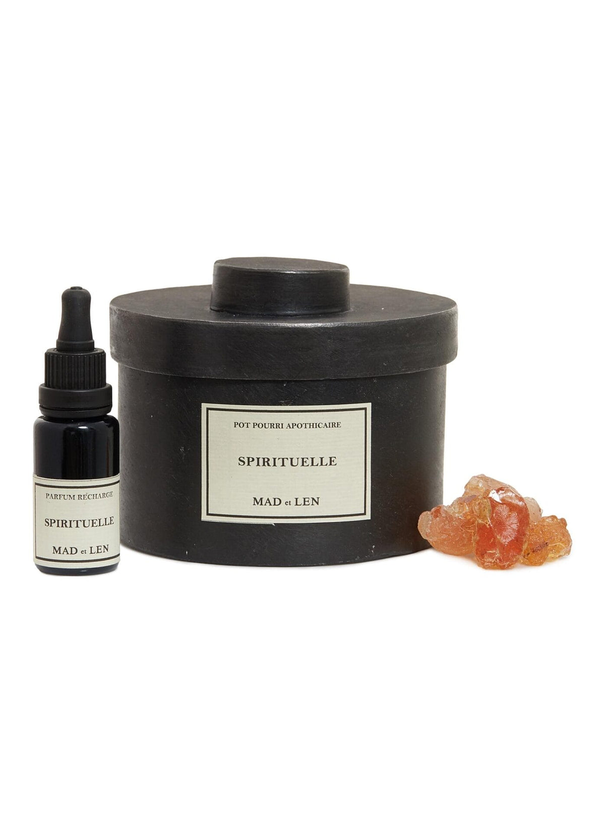 Pot Pourri d'Apothicaire Petit Vegetal Amber 8x5cm (Spirituelle) + Refilling 5ml