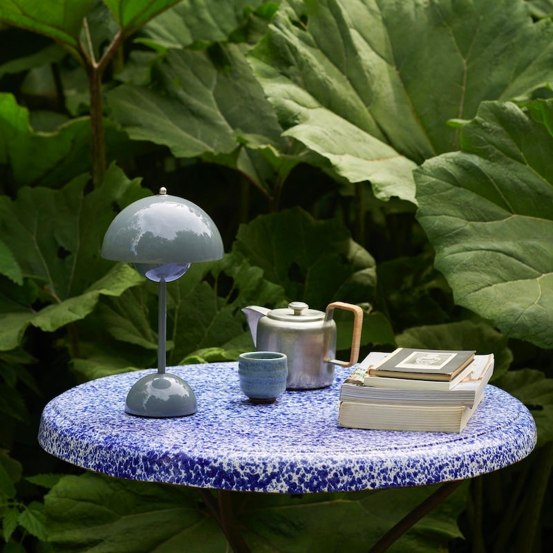 Flowerpot Portable Lamp VP9, Stone Blue