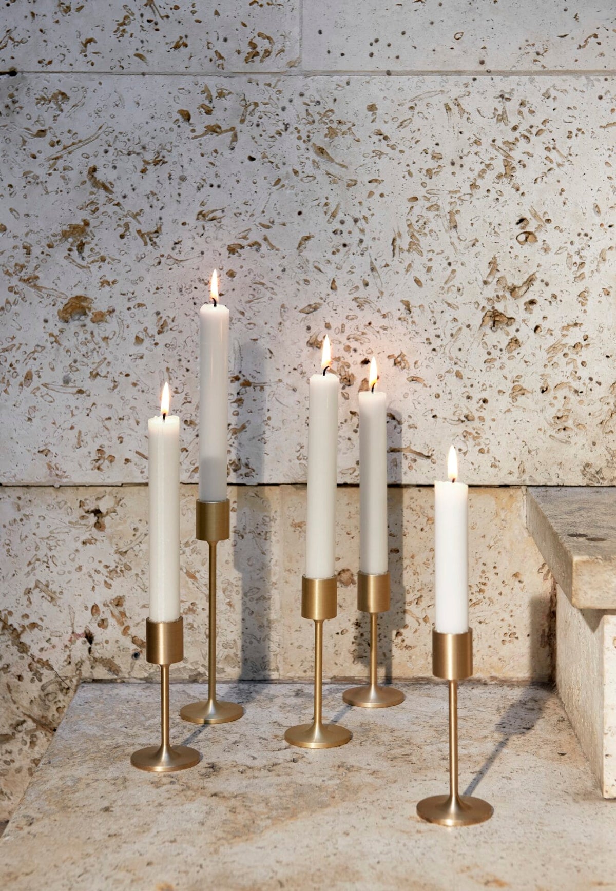 Collect Candleholder SC59, Brass