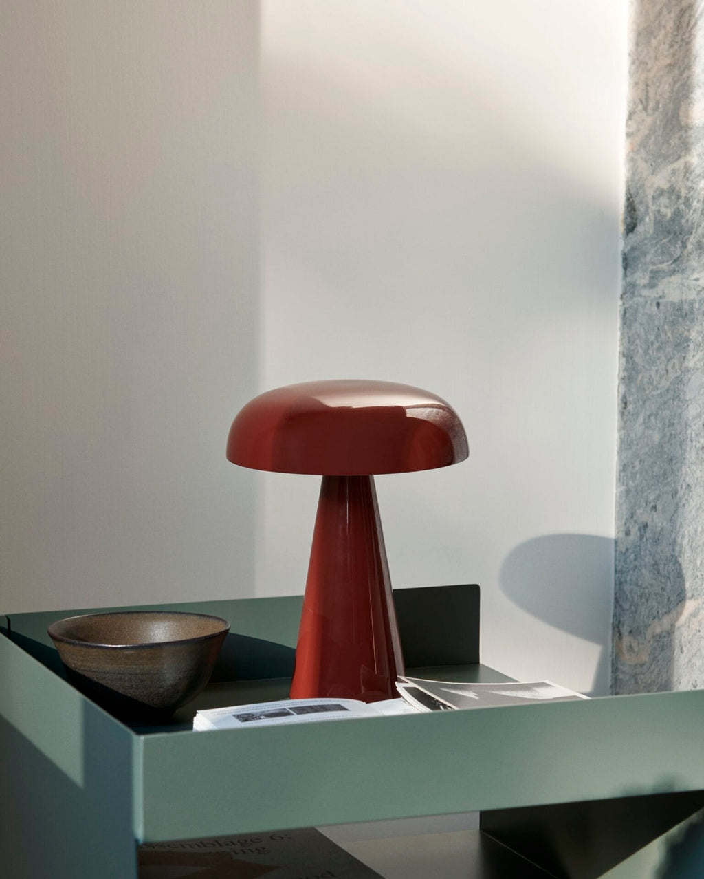Como SC53, Portable Lamp, Dimmable, Red Brown