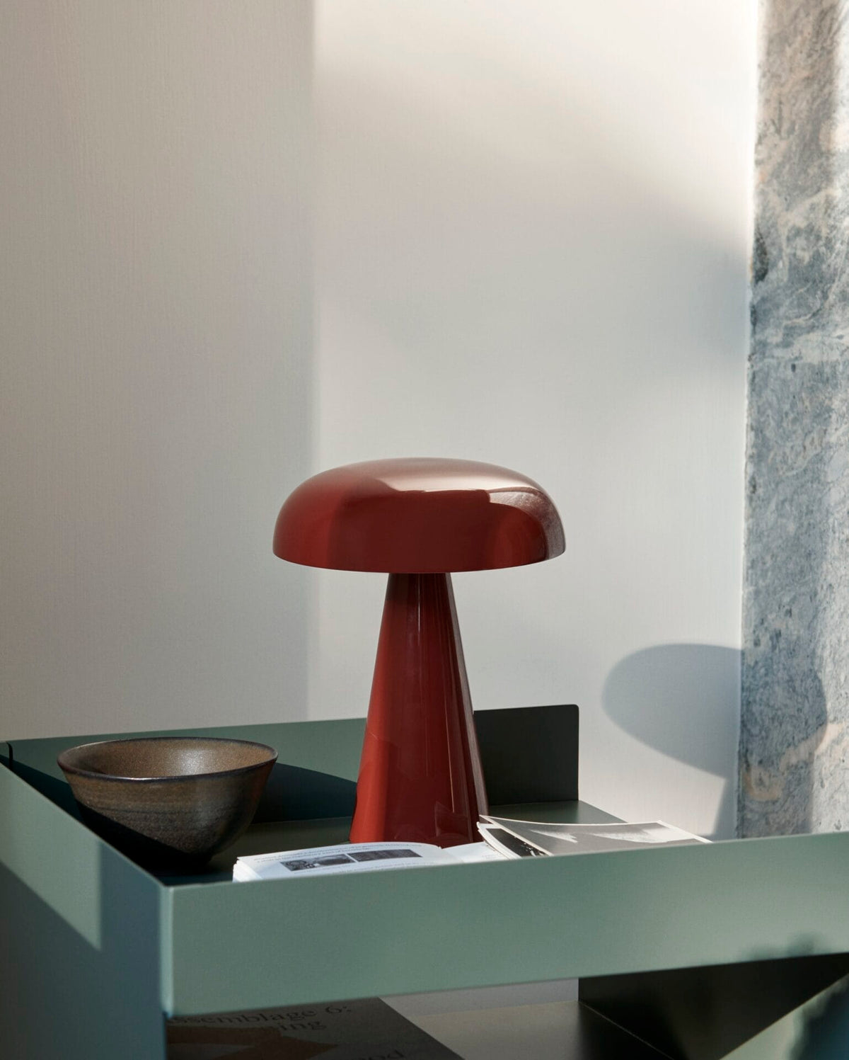 Como SC53, Portable Lamp, Dimmable, Red Brown