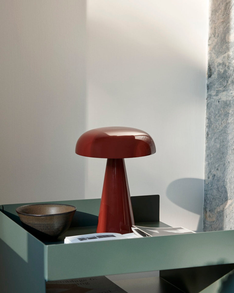 Como SC53, Portable Lamp, Dimmable, Red Brown