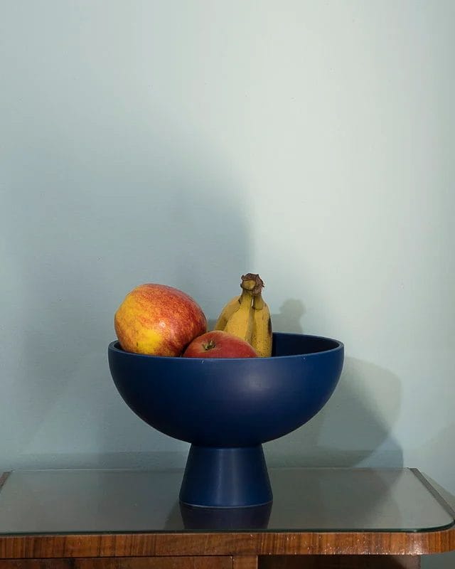Strøm Medium Bowl, Blue, 19 x 13 cm