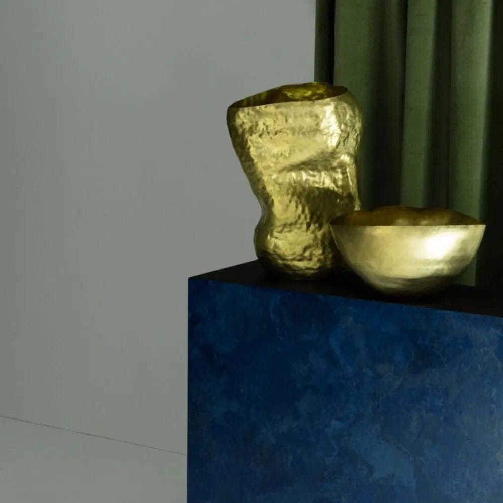 Bash Vessel Tall, Brass