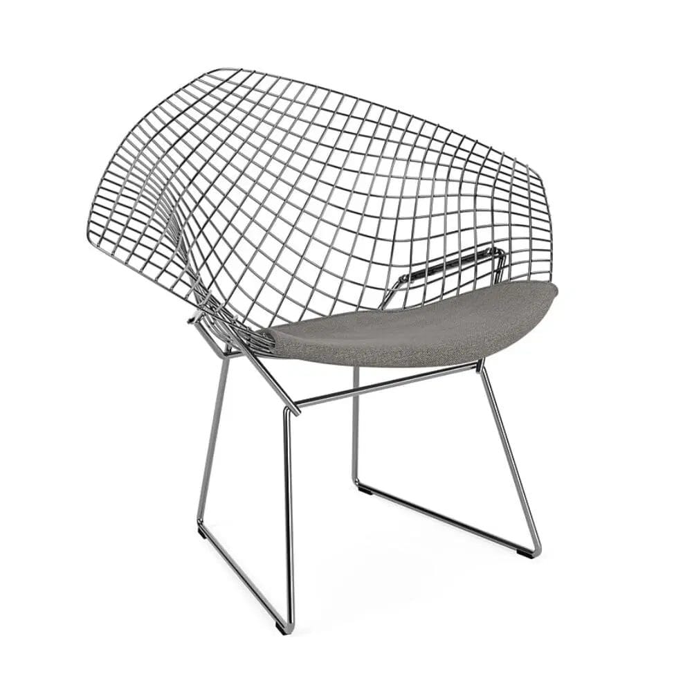 Bertoia Diamond Armchair, Fabric Tess Harley Grey 15