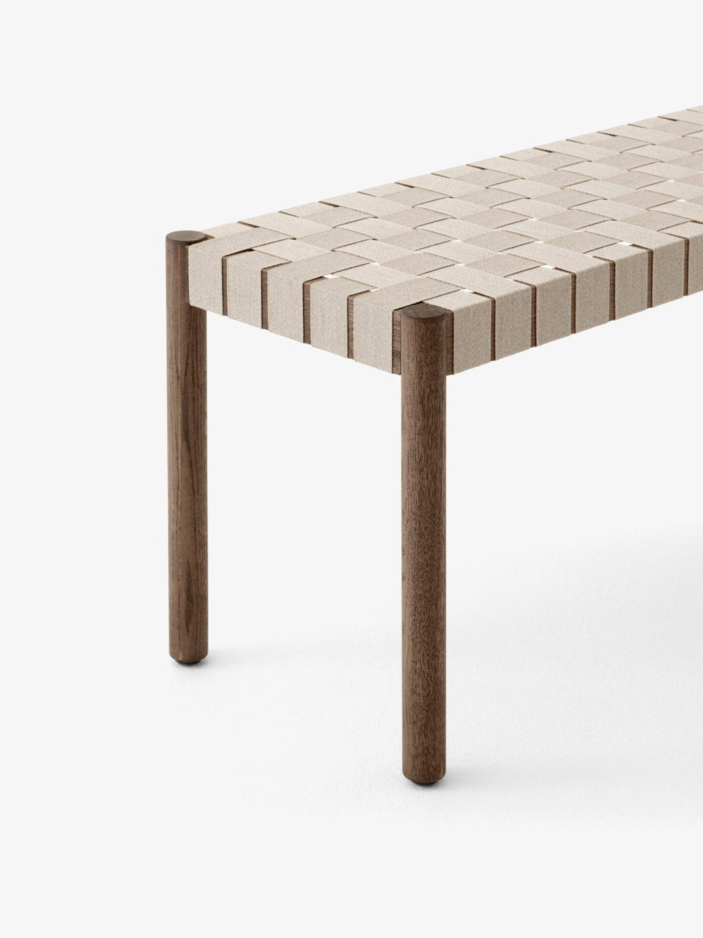 Betty Bench TK4, Smoked Oak, Natural Webbing, 105 cm
