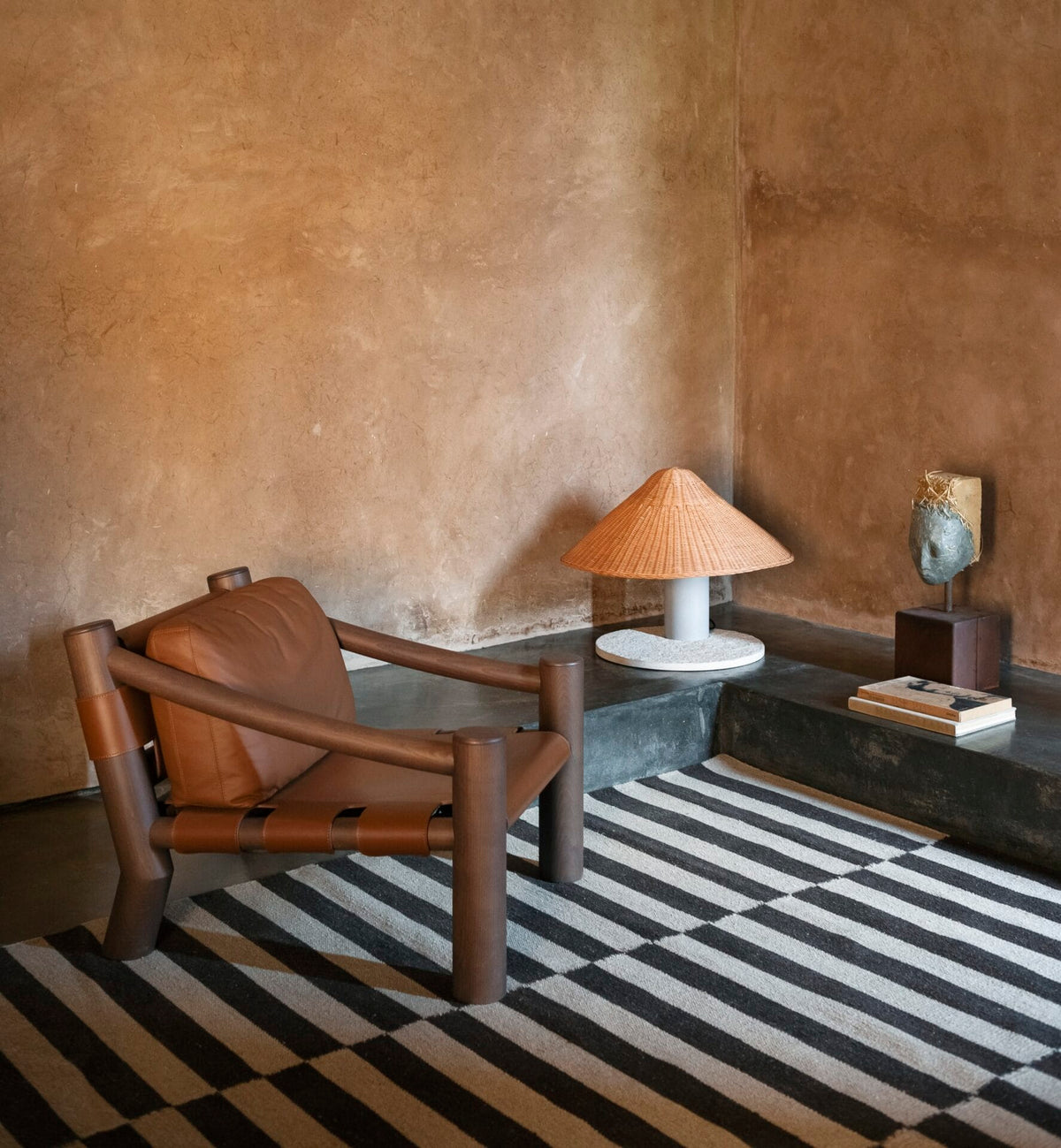 Elephant OELE72 Armchair, Walnut/Hide, Guarana 2006