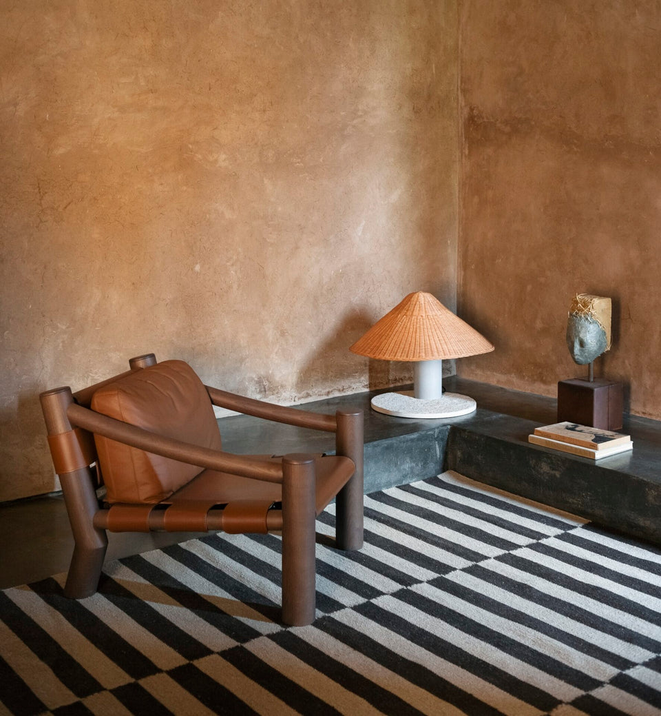 Elephant OELE72 Armchair, Walnut/Hide, Guarana 2006