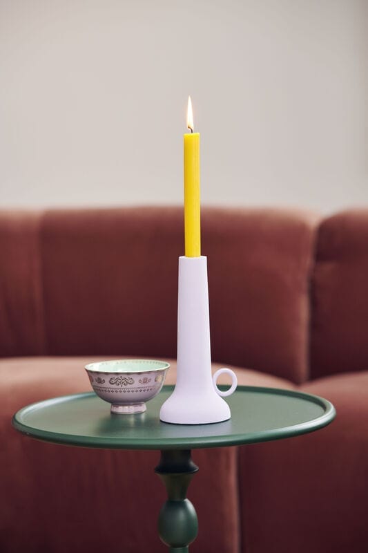 Spartan Candle Holder S, Lilac, H22 cm