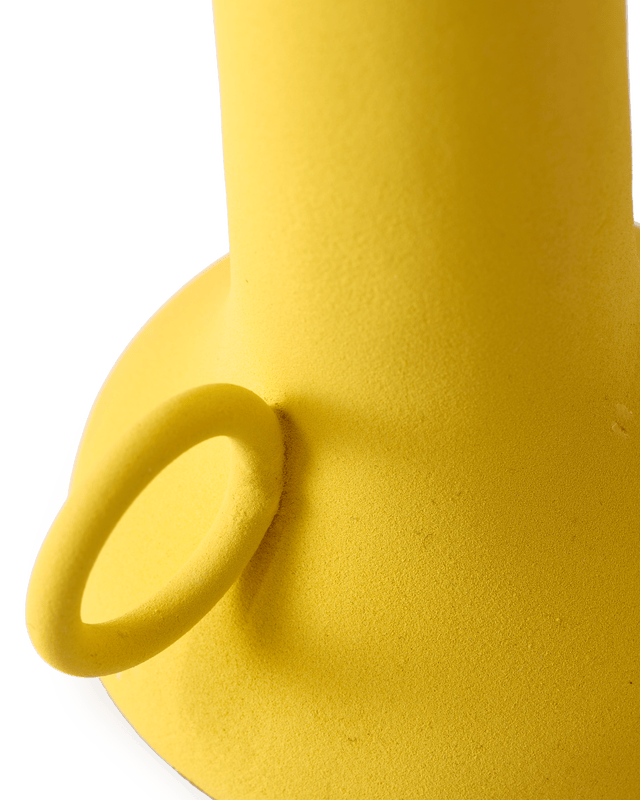 Spartan Candle Holder S, Yellow, H22 cm