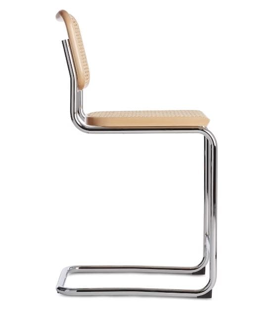 Cesca Stool Light beech, machine woven cane inserts H61cm