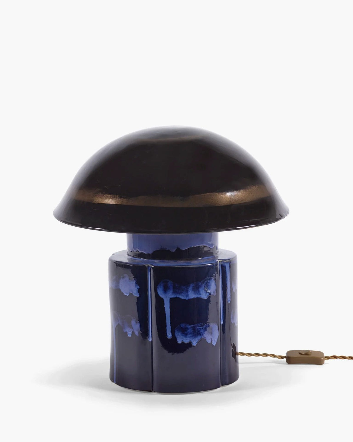 Table lamp dark blue John Terres de Rêves