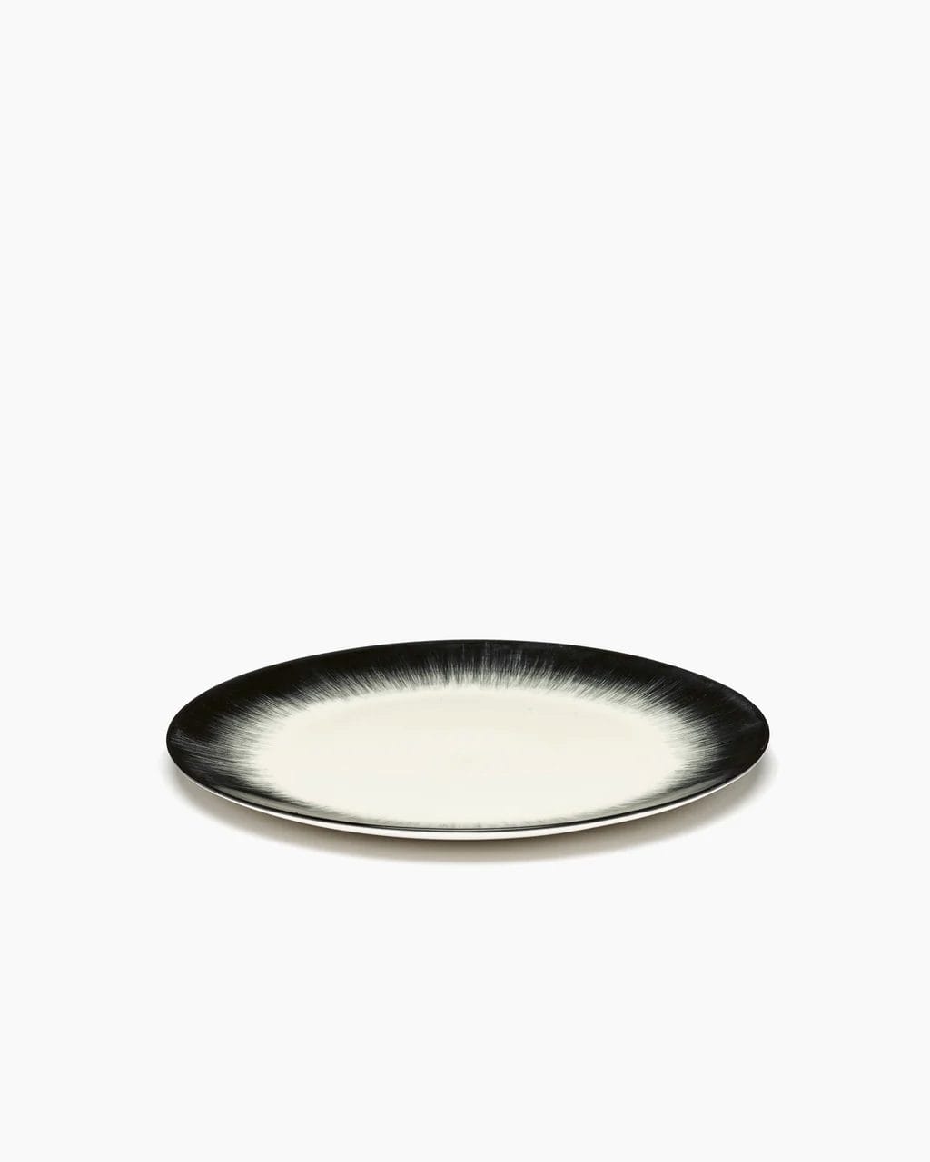 Plate De Off-White/Black Var 4, Ø24 cm