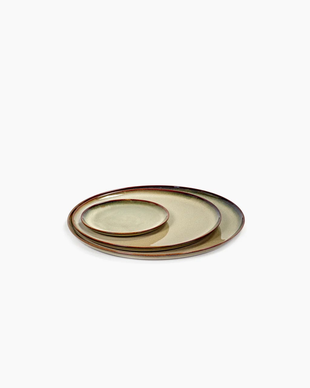 Plate L, Misty Grey, Stoneware, Ø26 cm