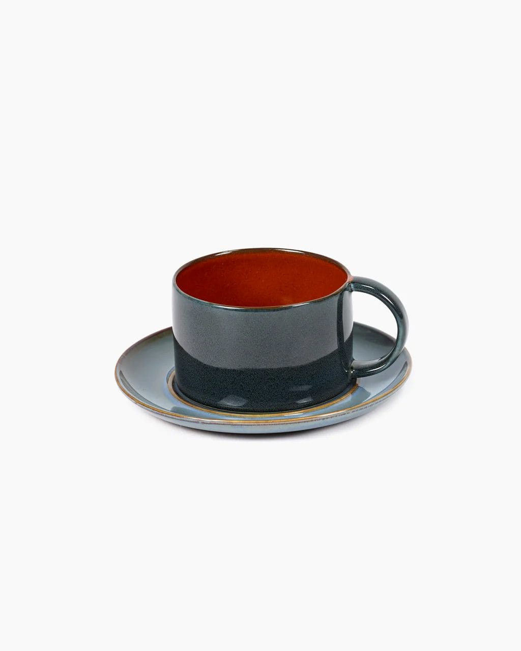 Plate For Cup D8, Smokey Blue, Ø13.5 cm